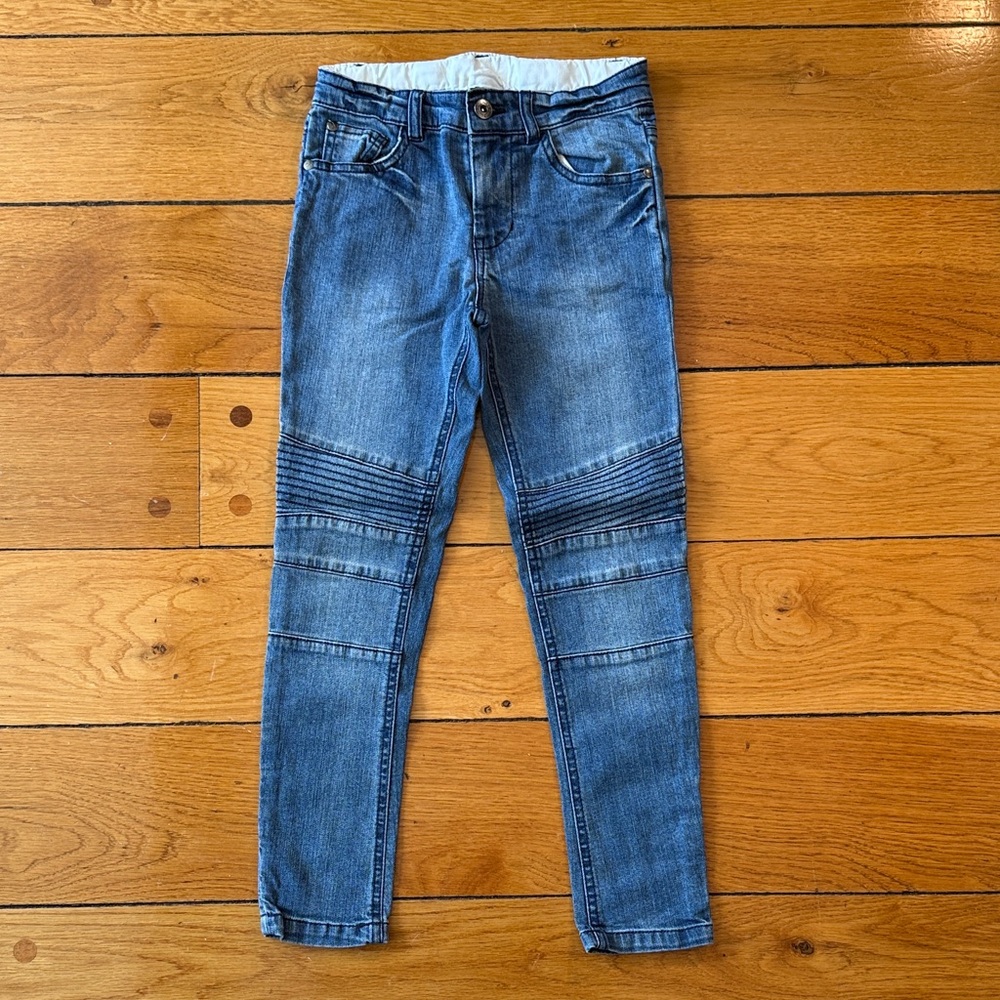 art class Girls Blue Denim Moto Jeans